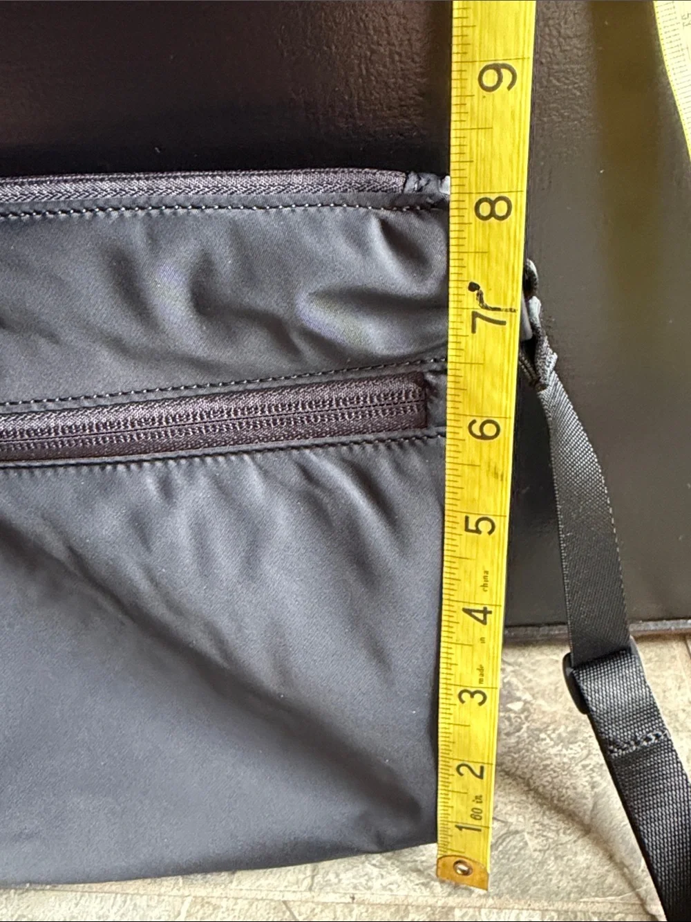 lululemon athletica Black Crossbody Messenger Bag